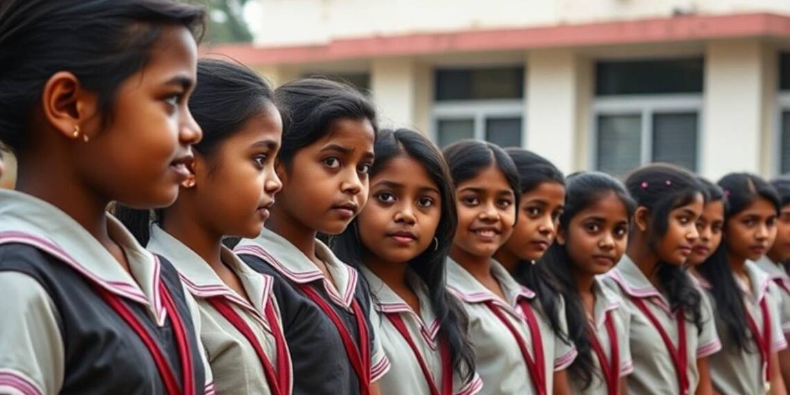 झारखंड धनबाद कार्मेल स्कूल लड़कियों के शर्ट