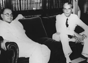 जिन्ना के साथ सुभाष चंद्र बोस