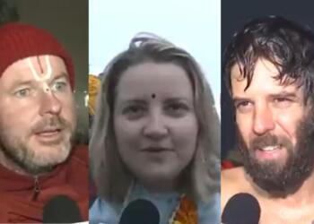 महाकुंभ विदेशी श्रद्धालु