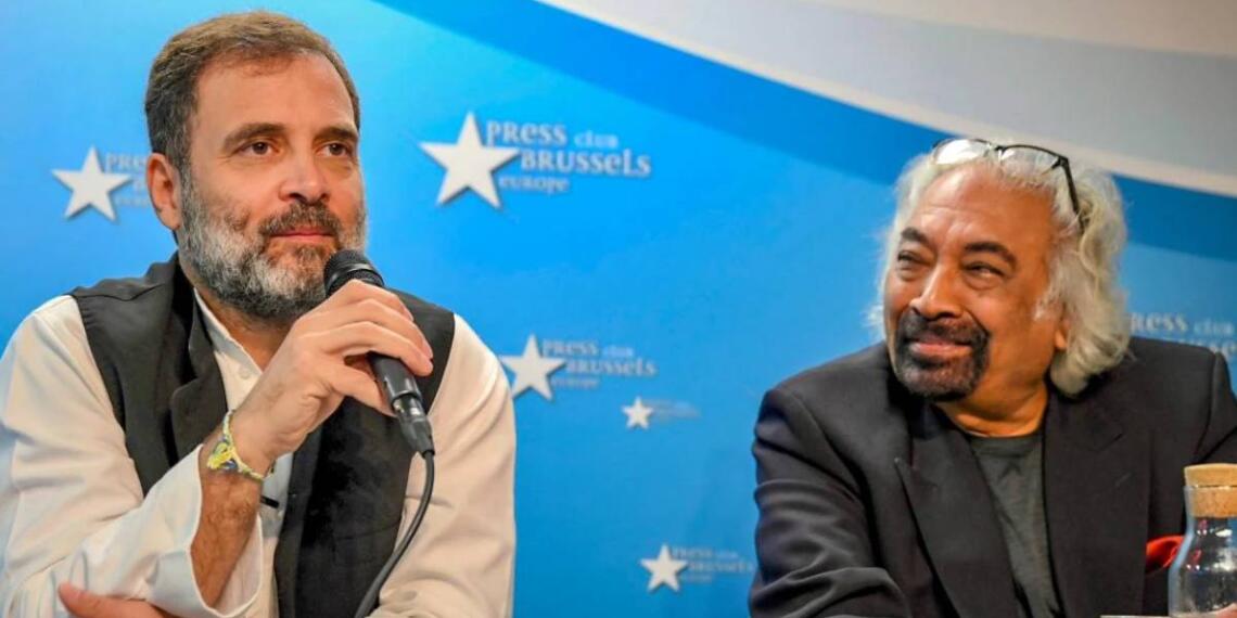 राहुल गांधी सैम पित्रोदा