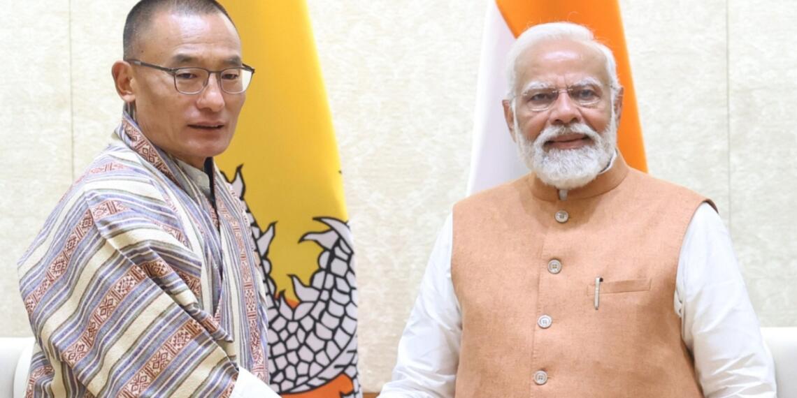 भूटान प्रधानमंत्री मोदी