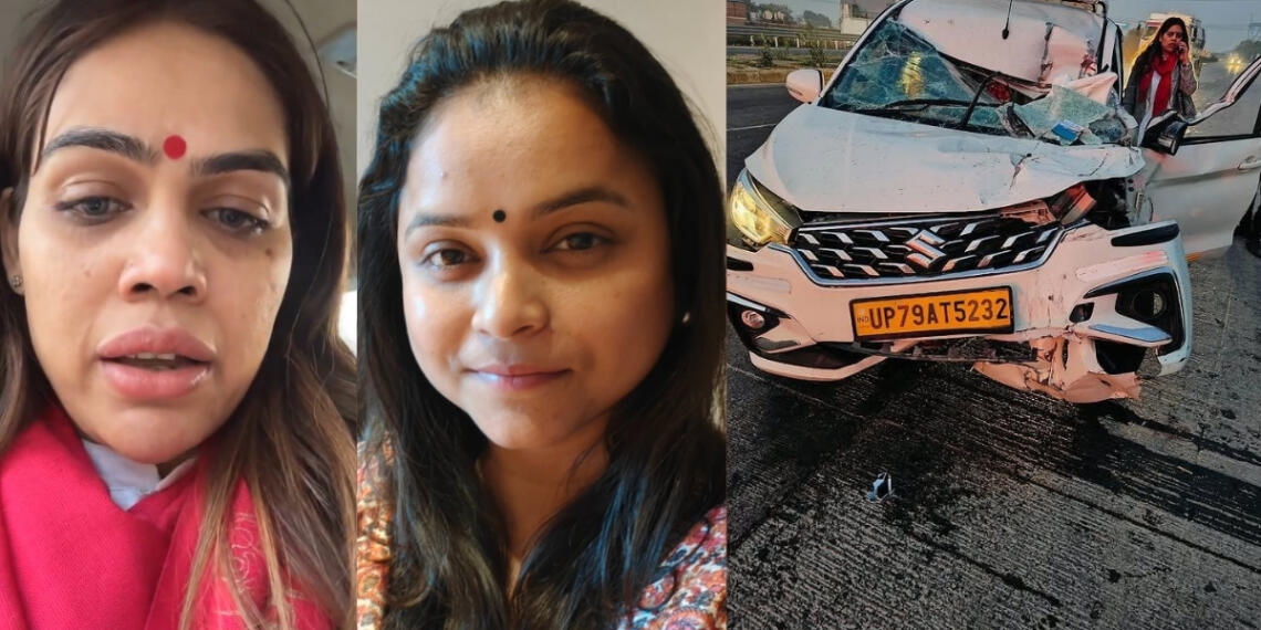 नजिया इलाही खान प्रिया चतुर्वेदी हमला