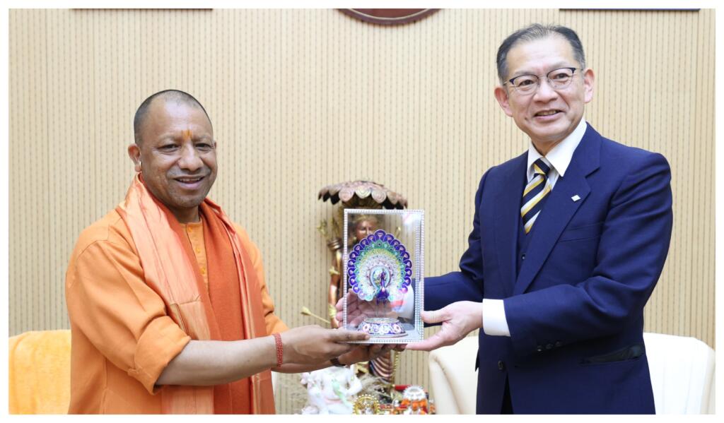 Today, CM Yogi Adityanath held a courtesy meeting with the Hon'ble Vice Governor of Yamanashi, Japan