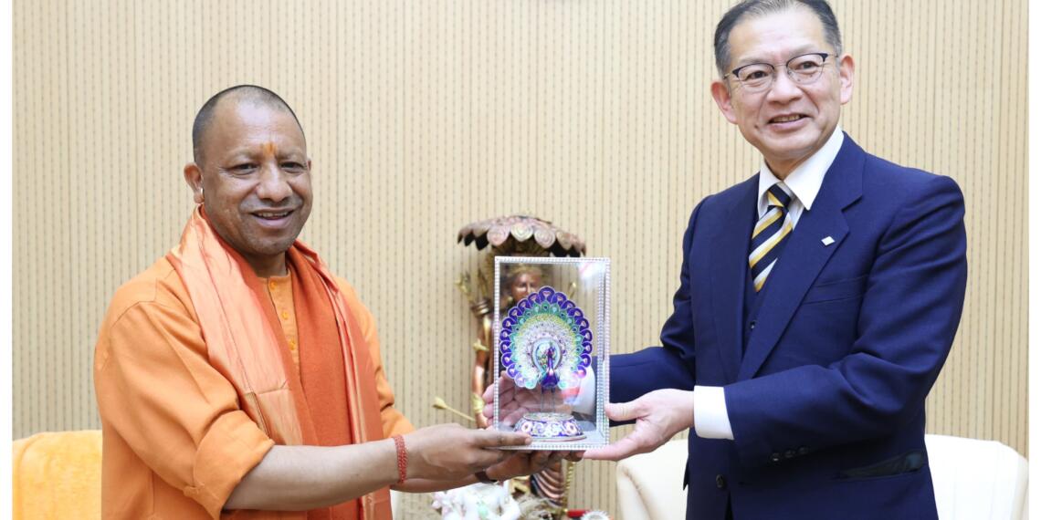 Today, CM Yogi Adityanath held a courtesy meeting with the Hon'ble Vice Governor of Yamanashi, Japan