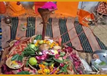 46 साल बाद संभल के खग्गू सराय शिव मंदिर में हुआ जलाभिषेक