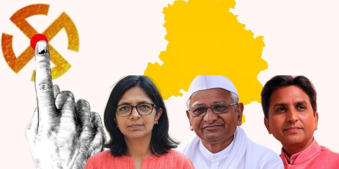 दिल्ली चुनाव परिणाम: अन्ना हज़ारे, कुमार विश्वास और स्वाति मालीवाल ने क्या कहा?