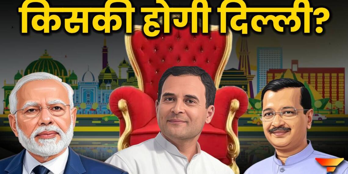 दिल्ली में BJP को पूर्ण बहुमत, AAP हुई साफ