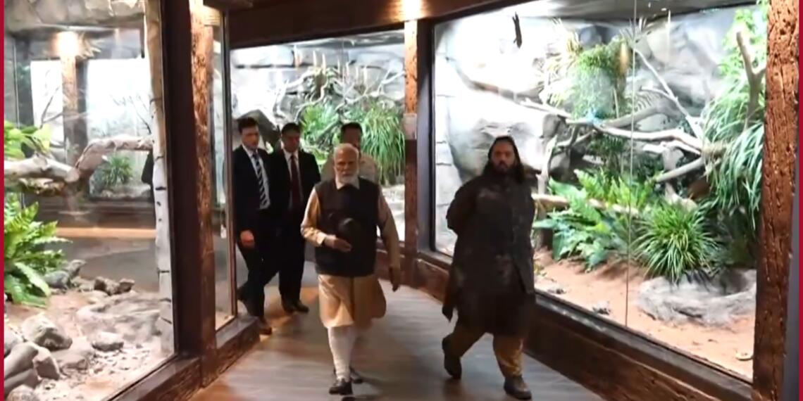 PM Modi In Vantara With Anant Ambani