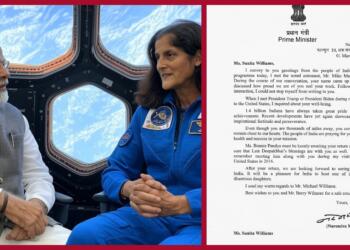PM मोदी ने सुनीता को लिखा पत्र