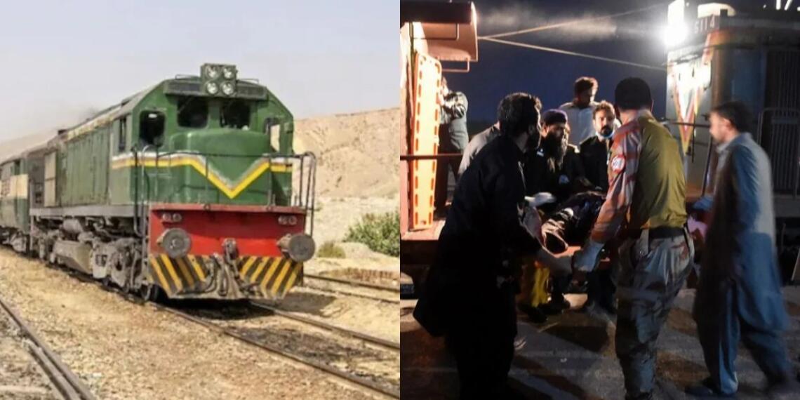 पाकिस्तान ट्रेन हाईजैक बलूच लिबरेशन आर्मी