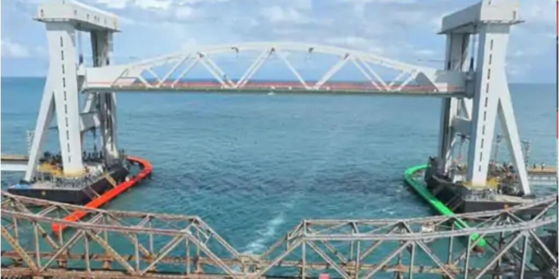 एशिया का पहला ऑटोमेटेड वर्टिकल लिफ्ट रेलवे ब्रिज