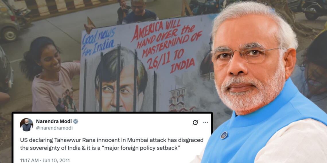 PM Modi, Tahawwur Rana