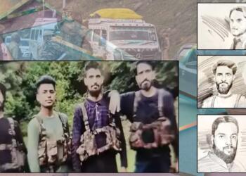 Pahalgam Attack Terrorist Sketch