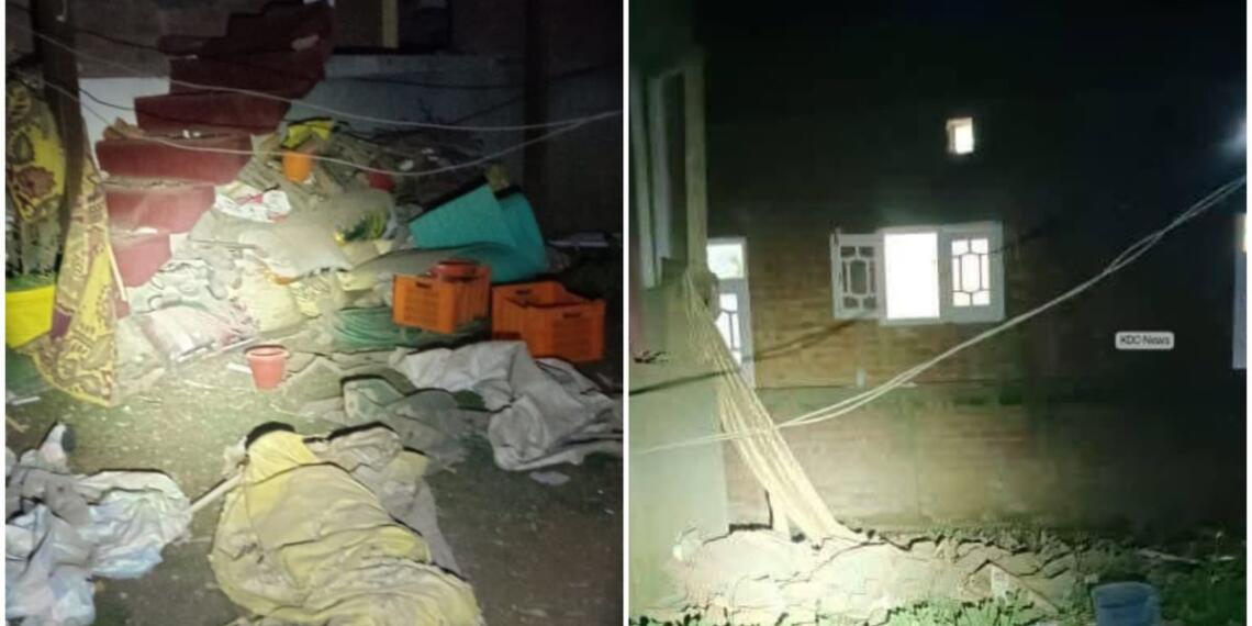 6 आतंकवादियों के घर ब्लास्ट से गिराए