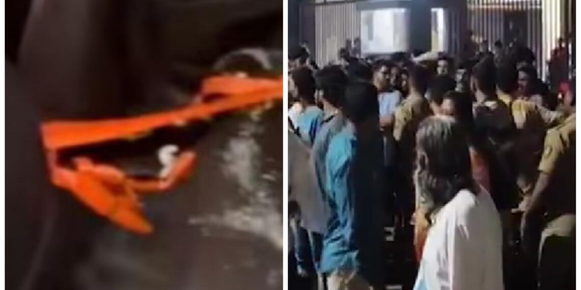 पालघर में फेंके अंडे तो कोलकाता में बरसाए पत्थर