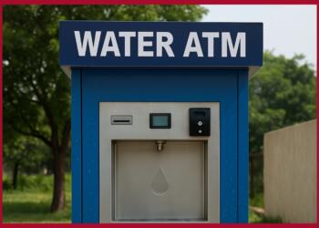 दिल्ली सरकार की शहर में 5,000 ‘वाटर एटीएम’ लगाने की योजना (AI द्वारा बांया गया चित्र)
