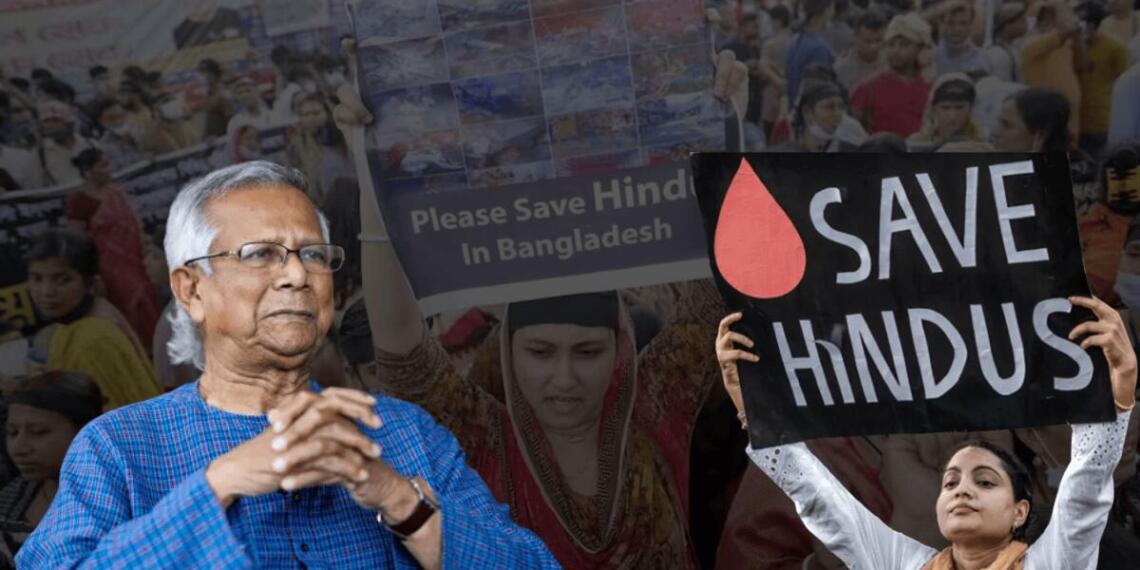 बांग्लादेश में हिंदुओं के खिलाफ हमलों की सैकड़ों घटनाएं सामने आई हैं