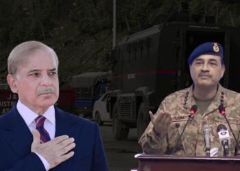 पाकिस्तान के प्रधानमंत्री शहबाज़ शरीफ (बाएं) और सेना प्रमुख असीम मुनीर (दाएं)