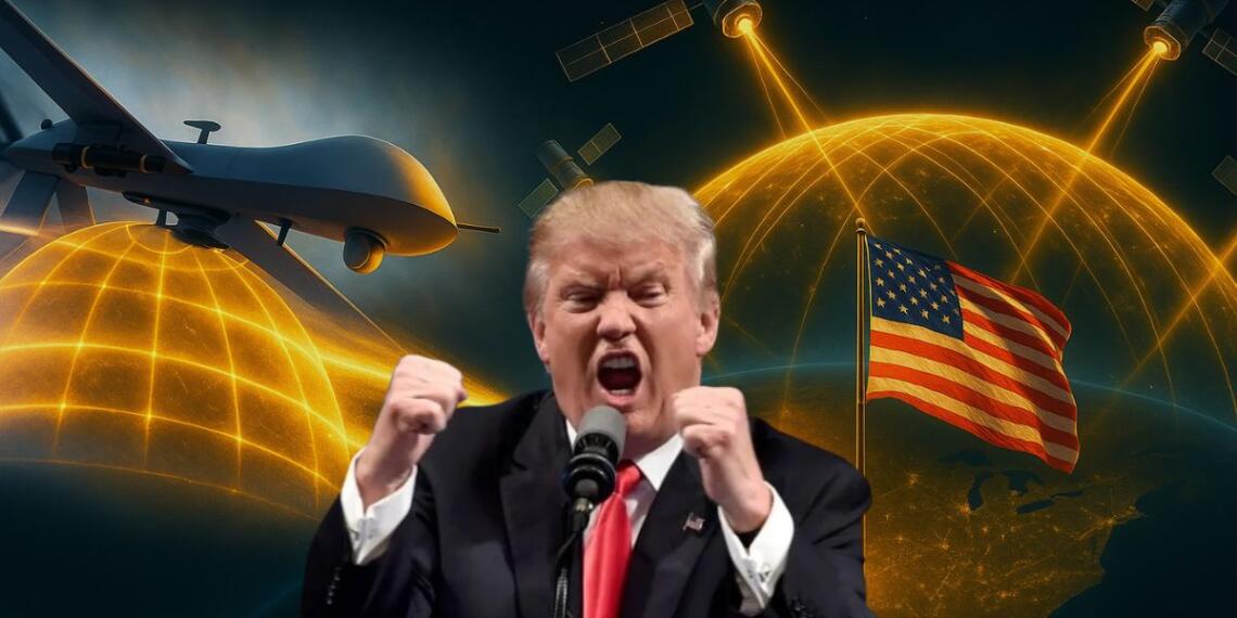 ‘गोल्डन डोम’ मिसाइल डिफेंस सिस्टम (AI द्वारा बनाया गया चित्र)