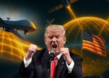 ‘गोल्डन डोम’ मिसाइल डिफेंस सिस्टम (AI द्वारा बनाया गया चित्र)