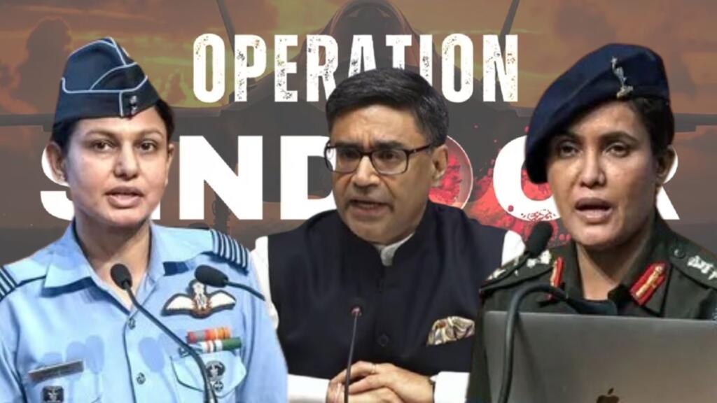 Operation Sindoor Vikram Misri Colonel Sophia Qureshi and Wing Commander
