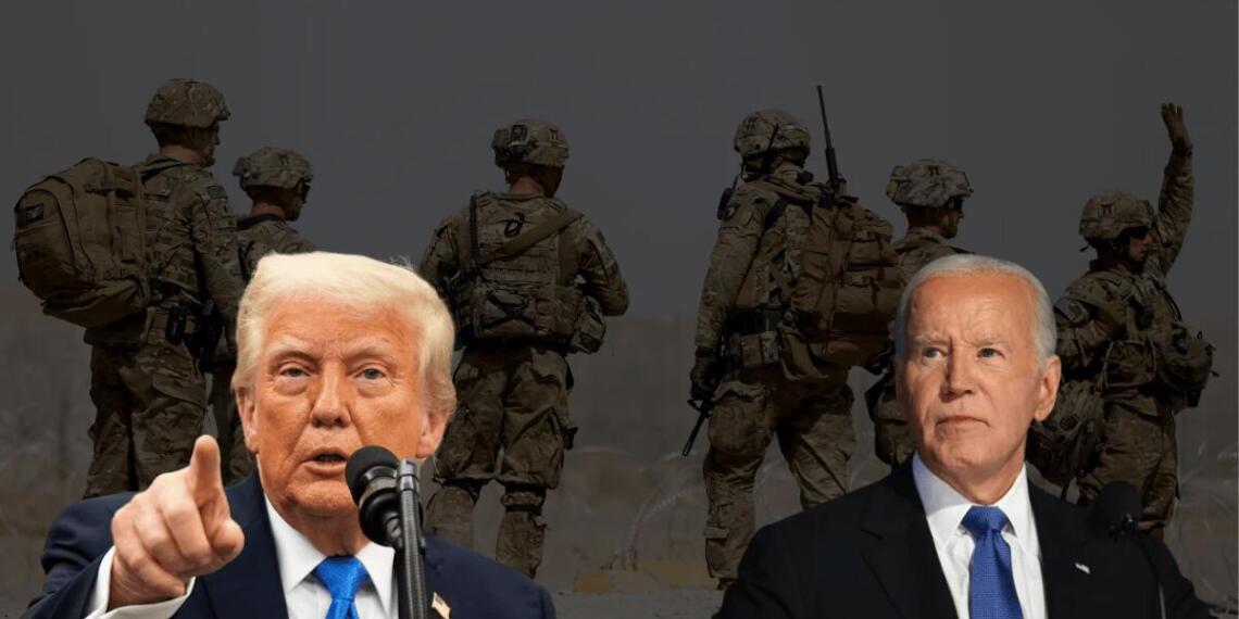 अमेरिकी राष्ट्रपति डोनाल्ड ट्रंप और पूर्व राष्ट्रपति जो बाइडन