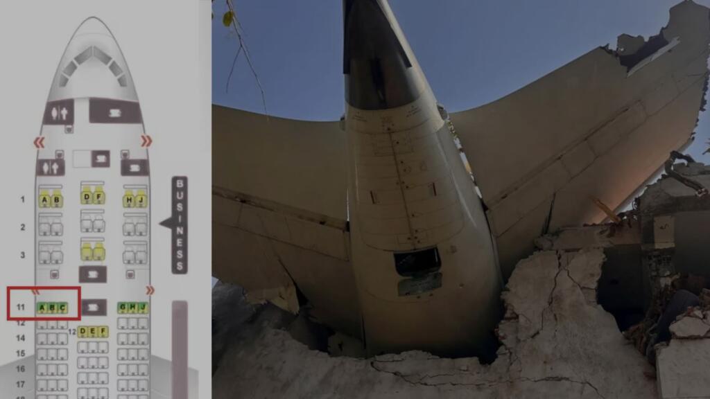 Air India Plane Crash Ahmedabad Seat Map