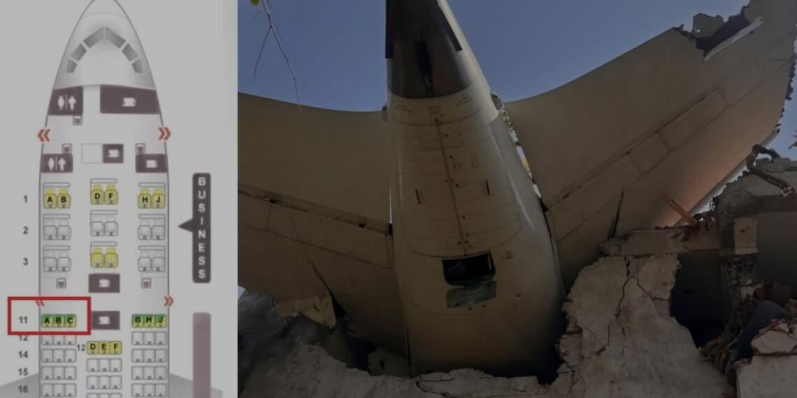 Air India Plane Crash Ahmedabad Seat Map