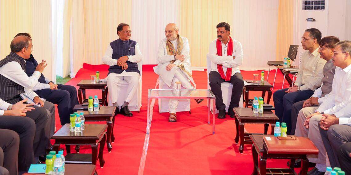 Amit Shah Meeting With Officers