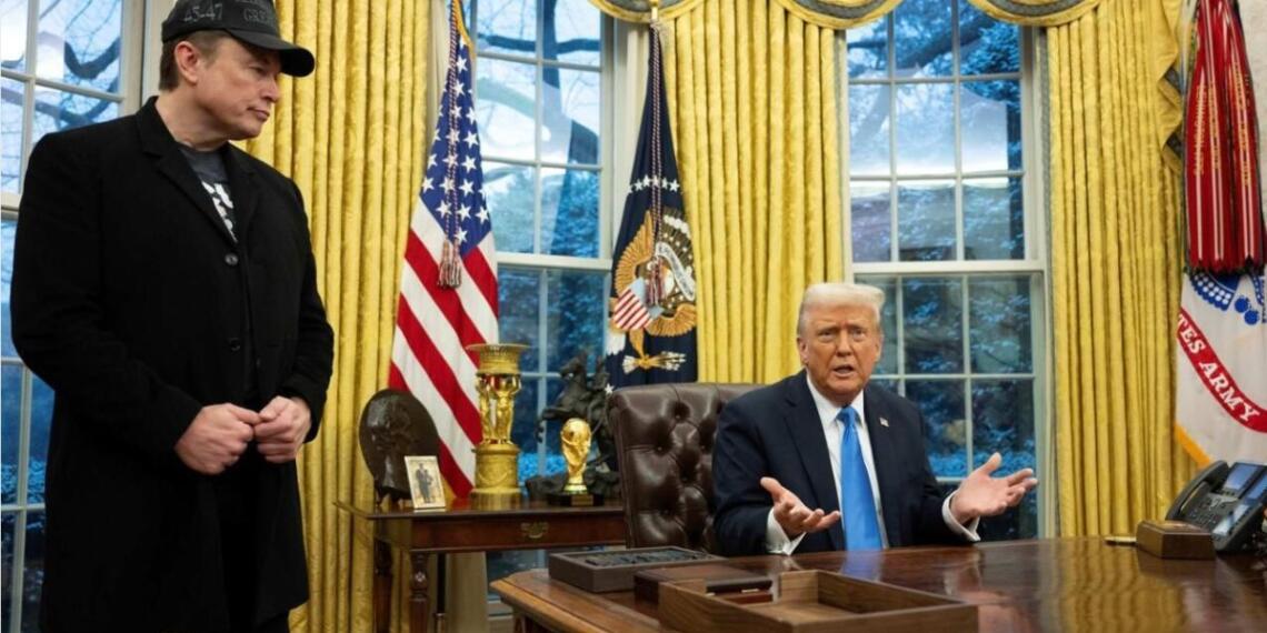 एलन मस्क और डोनाल्ड ट्रम्प