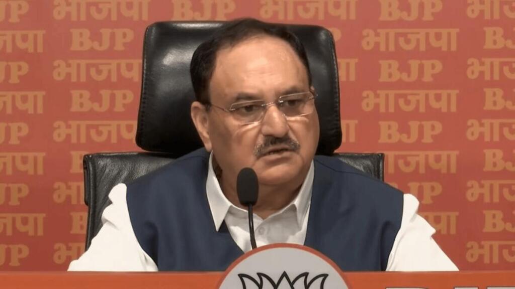बीजेपी के राष्ट्रीय अध्यक्ष जेपी नड्डा (फोटो: BJP)