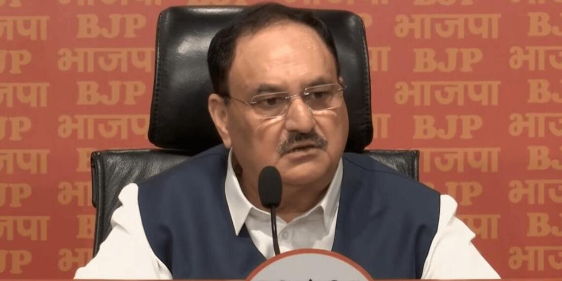 बीजेपी के राष्ट्रीय अध्यक्ष जेपी नड्डा (फोटो: BJP)