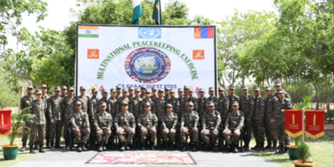 भारतीय सैन्य टुकड़ी पहुंची मंगोलिया