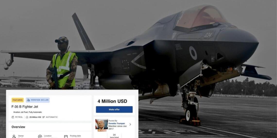 F-35 बी स्टेल्थ फाइटर जेट ने तिरुवनंतपुरम इंटरनेशनल एयरपोर्ट पर आपातकालीन लैंडिंग की थी