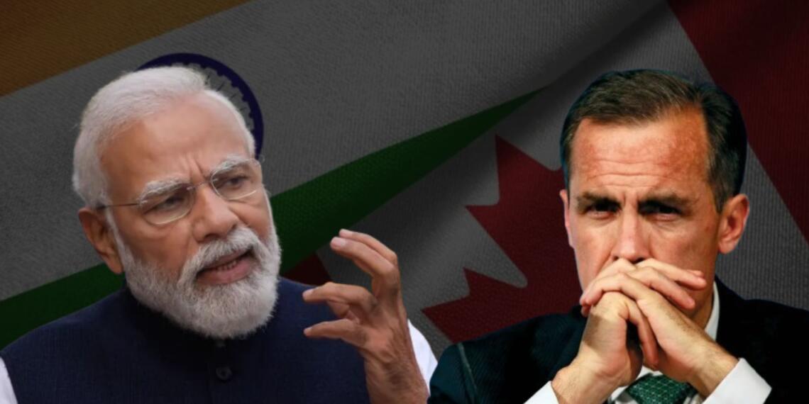 PM Modi And Mark Carney