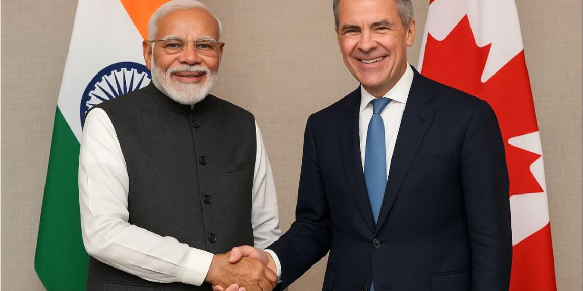 पीएम मोदी और पीएम कार्नी (AI द्वारा बनाई गयी तस्वीर)