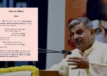 दत्तात्रेय होसबाले (चित्र: हिन्दुस्तान टाइम्स)