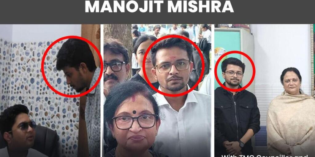 टीएमसी नेताओं के साथ गैंगरेप का मुख्य आरो​पी (अमित मालवीय के एक्स पोस्ट से)