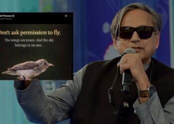 शशि थरूर का क्रिप्टिक पोस्ट