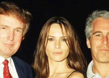 एपस्टीन के साथ मेलानिया और डोनाल्ड ट्रंप