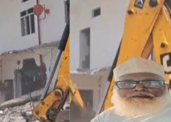 बलरामपुर में ढहा छांगुर बाबा का अवैध ‘महल’, चला तीन दिन तक बुलडोजर