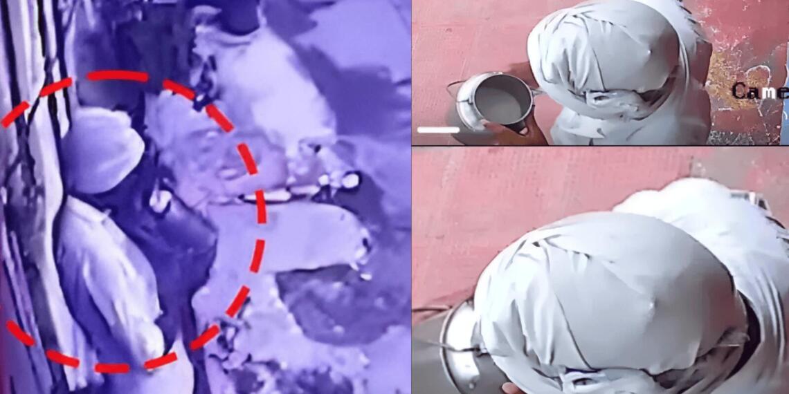 थूक जिहाद करता मोहम्मद शरीफ