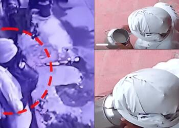 थूक जिहाद करता मोहम्मद शरीफ