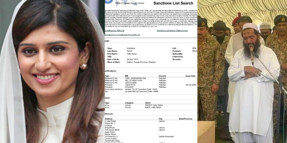 हिना रब्बानी खार ने किया लश्कर के आतंकी का बचाव