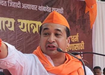 है हिम्मत तो टोपी पहनने वालों की पिटाई करें, मराठी न बोलने वाले की पिटाई पर बोले नितेश राणे