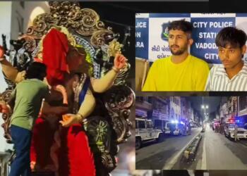 वडोदरा में गणेश प्रतिमा ले जा रहे जुलूस पर अंडे फेकने के जुर्म में, सुफियान-शाहनवाज के साथ एक नाबालिग गिरफ्तार