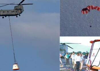 गगनयान की उड़ान की तैयारी: इसरो का पहला एकीकृत एयर ड्रॉप टेस्ट सफल