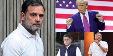 मोदी बनाम ट्रंप पर कांग्रेस में फूट: तिवारी और कार्ति ने किया सरकार का समर्थन, अलग-थलग पड़ गए राहुल गांधी