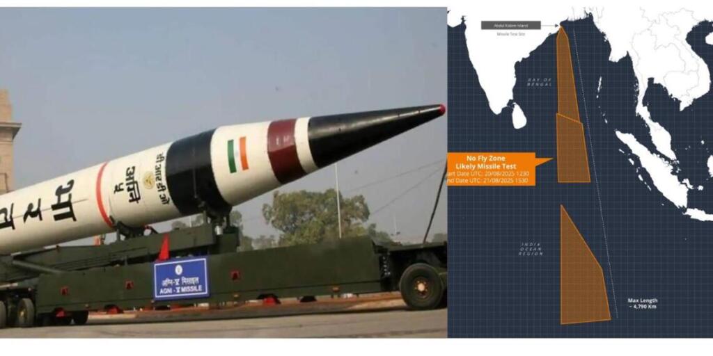 भारत की मिसाइल ताकत का प्रदर्शन, 4,795 किमी नो-फ्लाई ज़ोन के साथ बड़ा परीक्षण जल्द