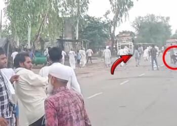 नूंह में फिर हिंसा, जिहादियों ने गाड़ियां फूंकीं, दुकानें जलाईं, बोतलें भी फेंकीं